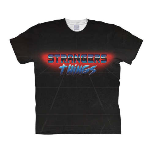 Stranger Things Black And Blue T-Shirt