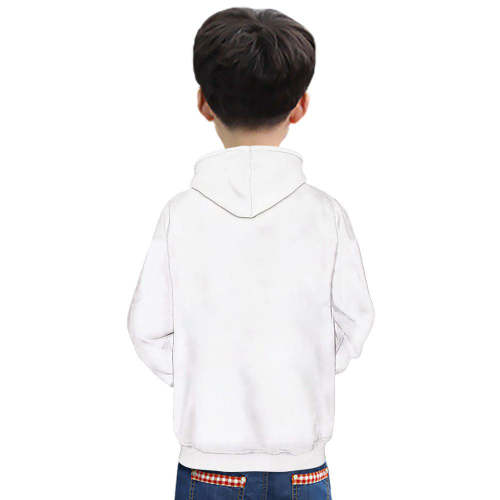 My Body My Choice Heart White Print Hoodie For Kids