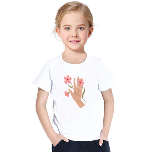 My Body My Choice Flower Print Kids T-Shirt