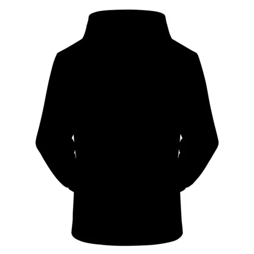 Stranger Things Black Print Hoodie