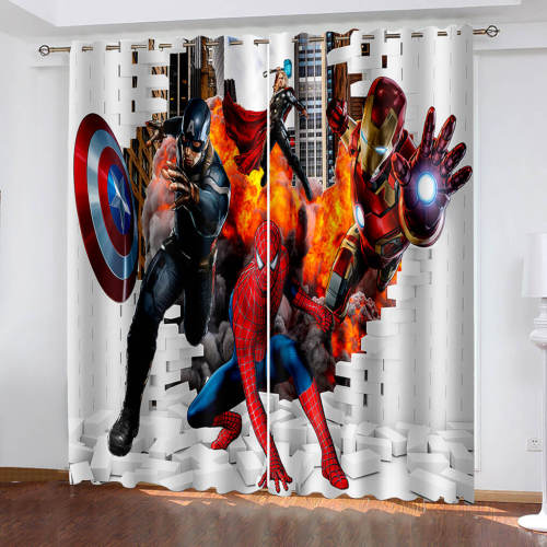 Avengers Curtains Blackout Window Drapes
