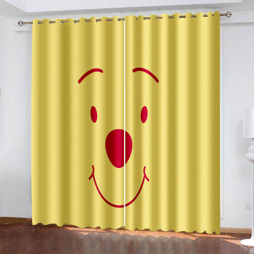 Winnie The Pooh Curtains Blackout Window Drapes