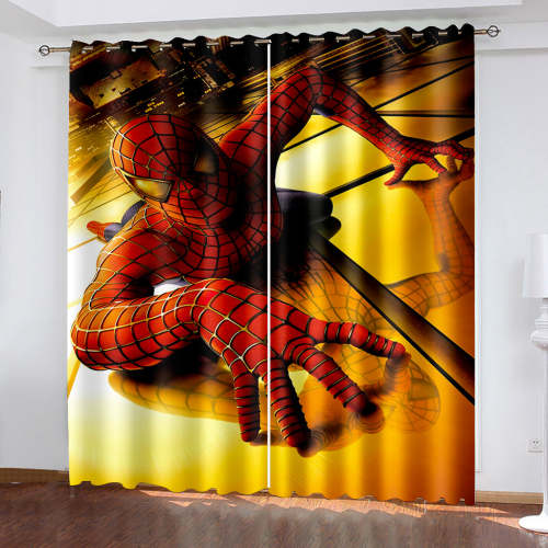 Spider-Man Curtains Blackout Window Drapes
