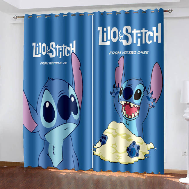 Stitch Curtains Blackout Window Drapes