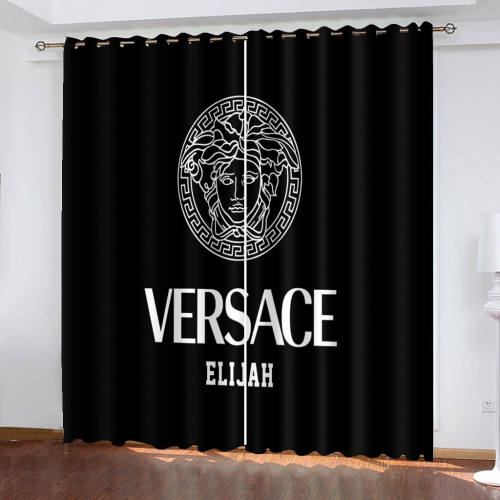 Versace Pattern Curtains Blackout Window Drapes