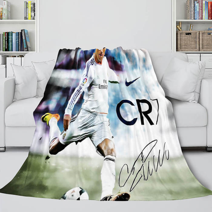 Cr7 Blanket Flannel Fleece Throw Room Decoration