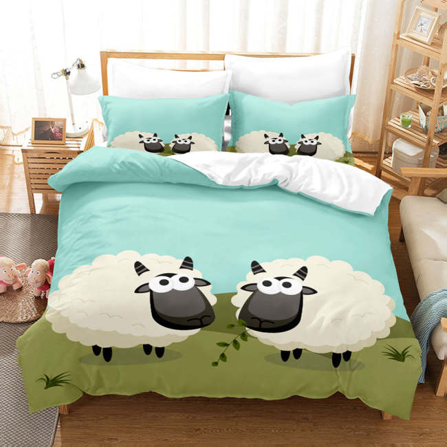 Sheep Bedding Set Quilt Cover Without Filler