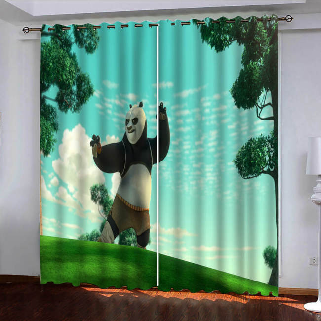 Kung Fu Panda The Dragon Knight Curtains Blackout Window Drapes