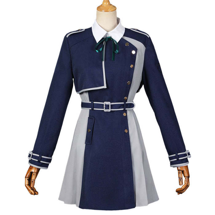 Lycoris Recoil Takina Inoue Blue Uniform Cosplay Costume