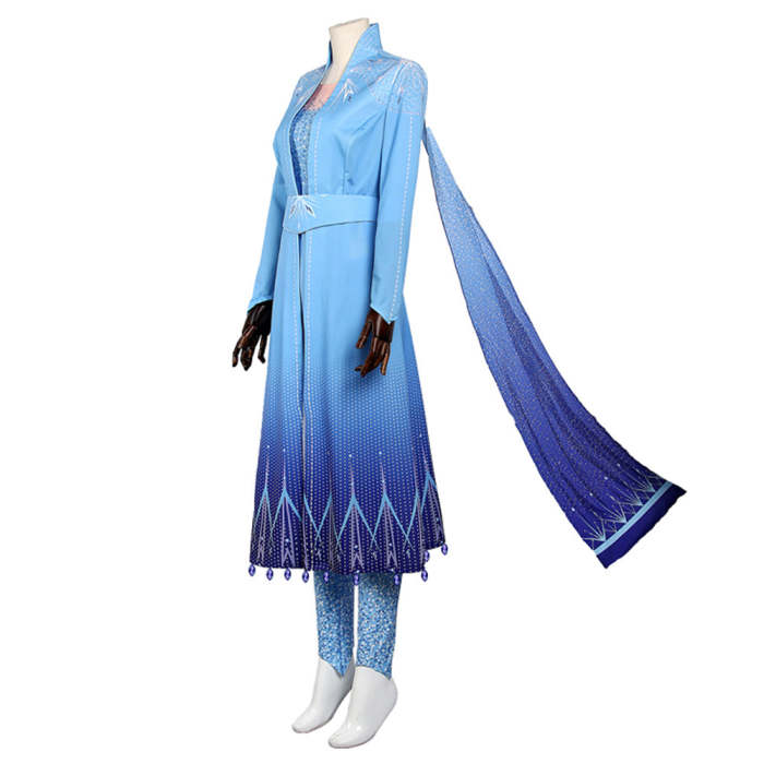  Frozen 2 Elsa  Edition Cosplay Costume