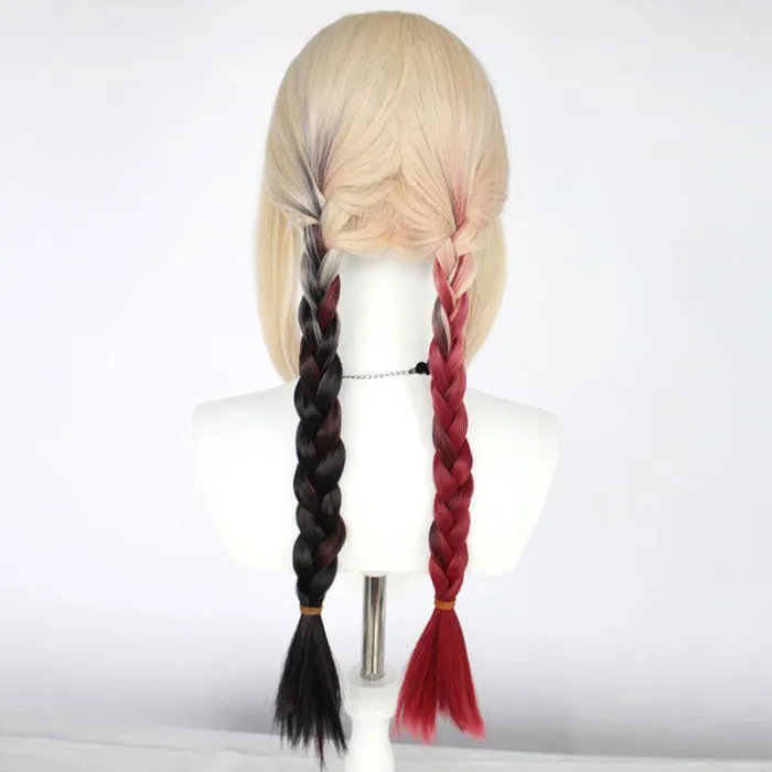 The Suicide Squad 2 Harley Quinn Golden Red Cosplay Wig