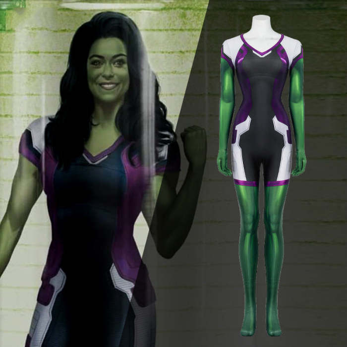 She-Hulk Attorney At Law Deluxe Outfits Halloween Cosplay Costume