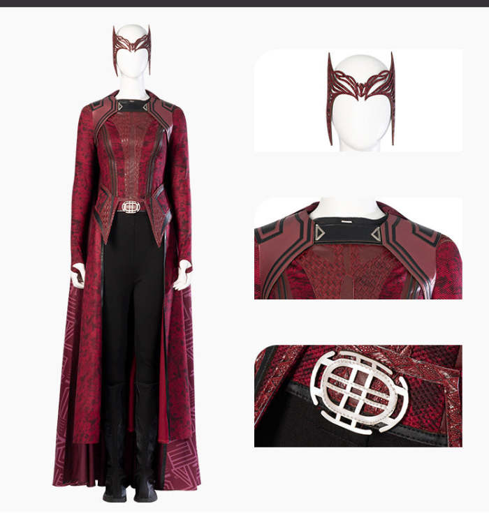 Doctor Strange In The Multiverse Of Madness Wanda Outfit Halloween Cosplay Costume