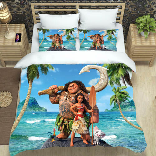 Moana Bedding Set Pattern Quilt Cover Without Filler