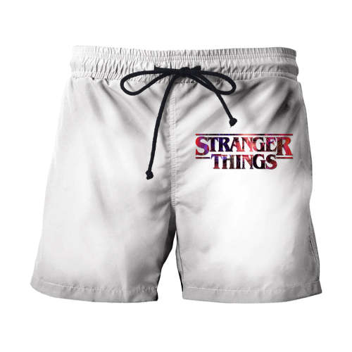Stranger Things White Shorts