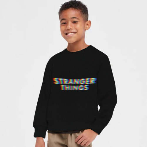 Stranger Things Solid Kids Sweatshirt