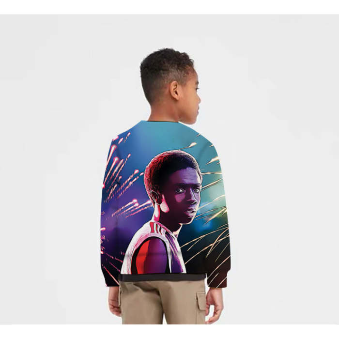 Stranger Things Printed Sweatshirt For Kids