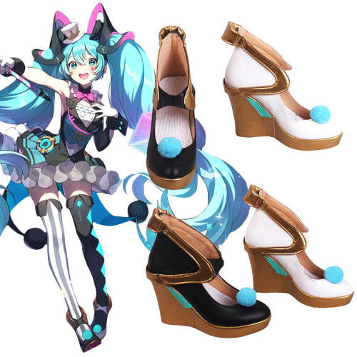 Vocaloid Hatsune Miku  Magical Mirai Halloween Cosplay Shoes