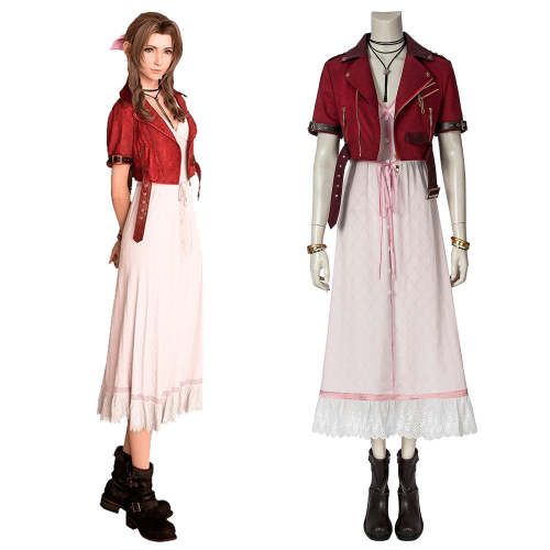 Final Fantasy Vii Remake Ff7 Aerith Gainsborough Cosplay Costume