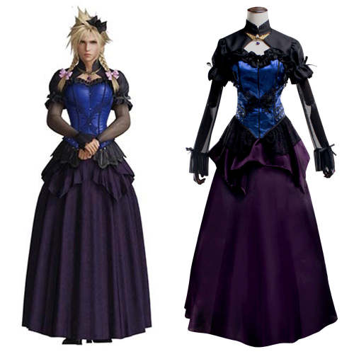 Final Fantasy Vii Remake Cloud Strife Girl Ver2 Cosplay Costume
