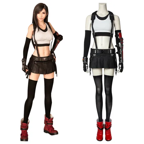 Final Fantasy Vii Remake Ff7 Tifa Lockhart Cosplay Costume