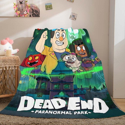 Dead End Paranormal Park Blanket Pattern Flannel Throw Room Decoration