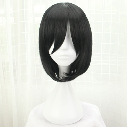 Attack On Titan Shingeki No Kyojin Mikasa Akkaman Mikasa Ackerman Black Cosplay Wig