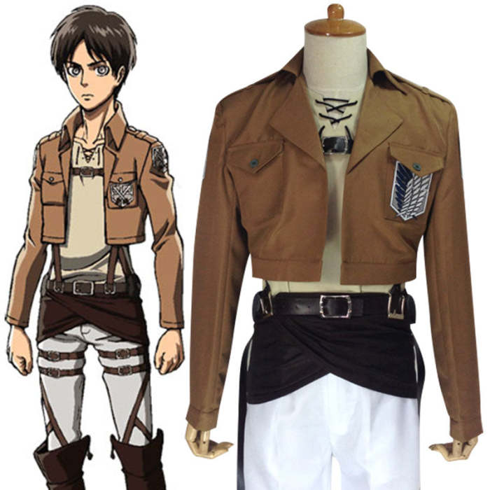 Attack On Titan Shingeki No Kyojin 104Th Cadet Corps Eren Yeager Eren Yega Eren Jaeger Cosplay Costume