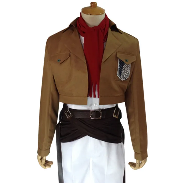 Attack On Titan Shingeki No Kyojin Mikasa Akkaman Mikasa Ackerman Scout Regiment Cosplay Costume