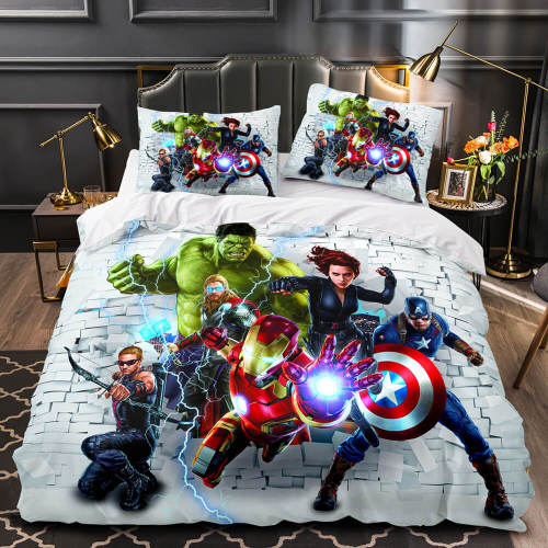 Avengers Bedding Set Quilt Cover Without Filler