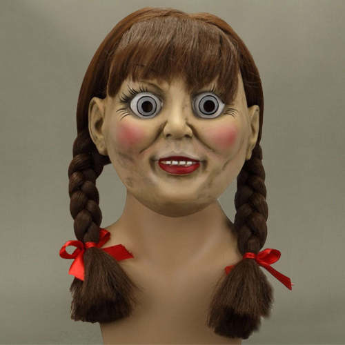 Annabelle Annabelle Halloween Mask Cosplay Accessory Prop