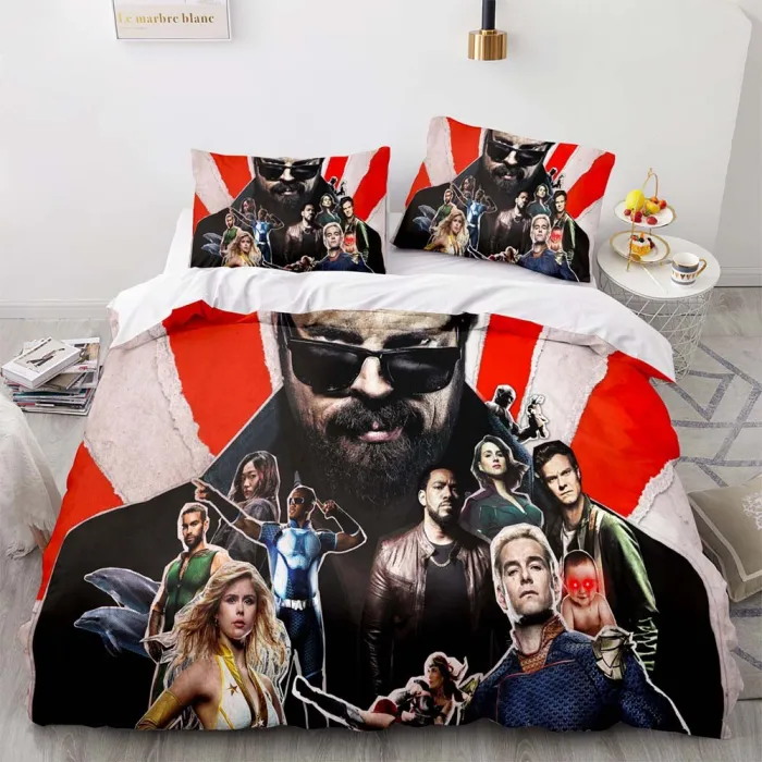 The Boys Bedding Set Pattern Quilt Cover Without Filler
