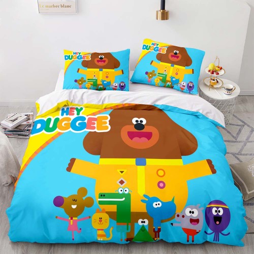 Hey Duggee Bedding Set Pattern Quilt Cover Without Filler