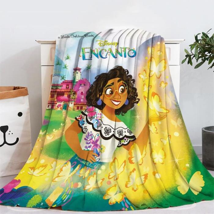 Encanto Mirabel Blanket Cosplay Flannel Throw Room Decoration