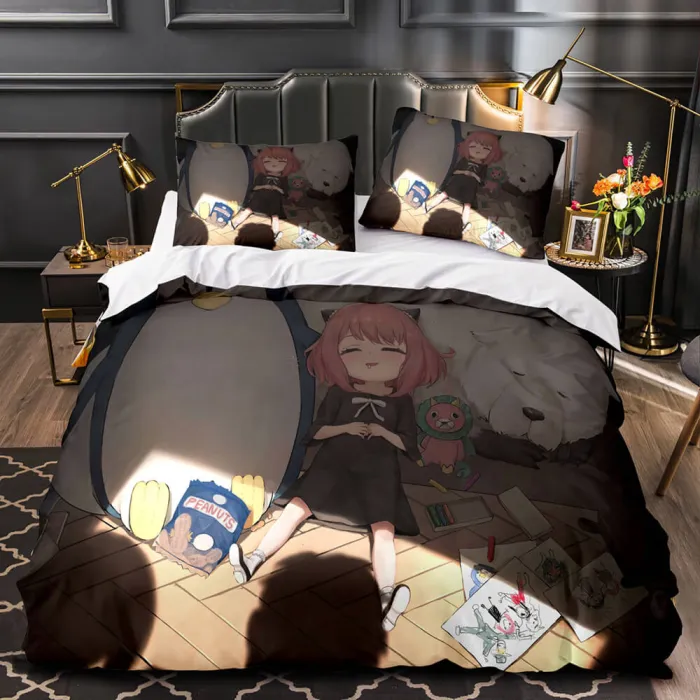 Spy×Family Bedding Set Quilt Duvet Covers Bed Sheet Sets