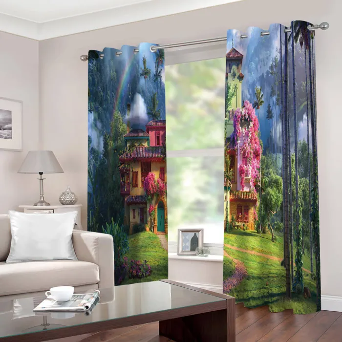2 Panels Encanto Curtains Blackout Window Drapes For Room Decoration