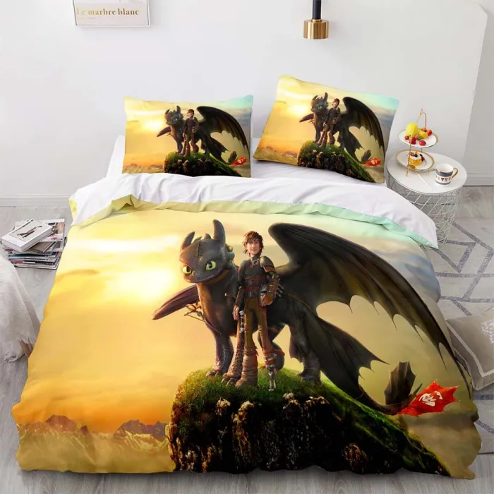 How To Train Your Dragon Bedding Set Quilt Cover Without Filler