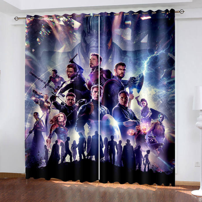 Avengers Curtains Blackout Window Drapes