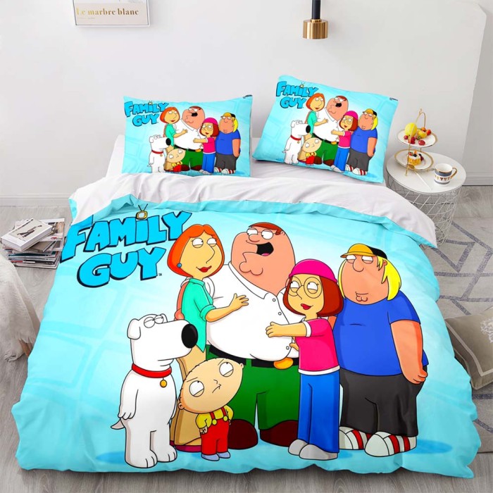 Family Guy Bedding Set Pattern Quilt Cover Without Filler