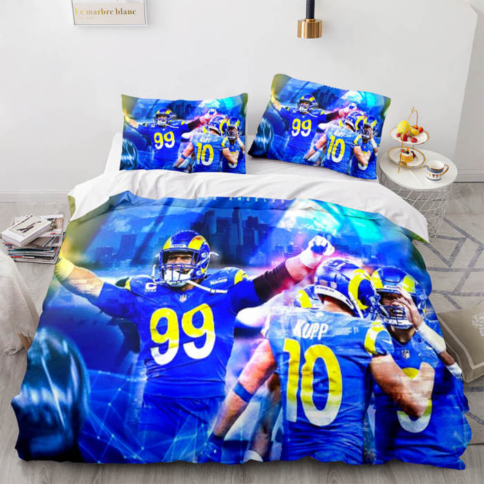 Rugby Balls Bedding Set Cosplay Duvet Cover Bed Sheet Sets