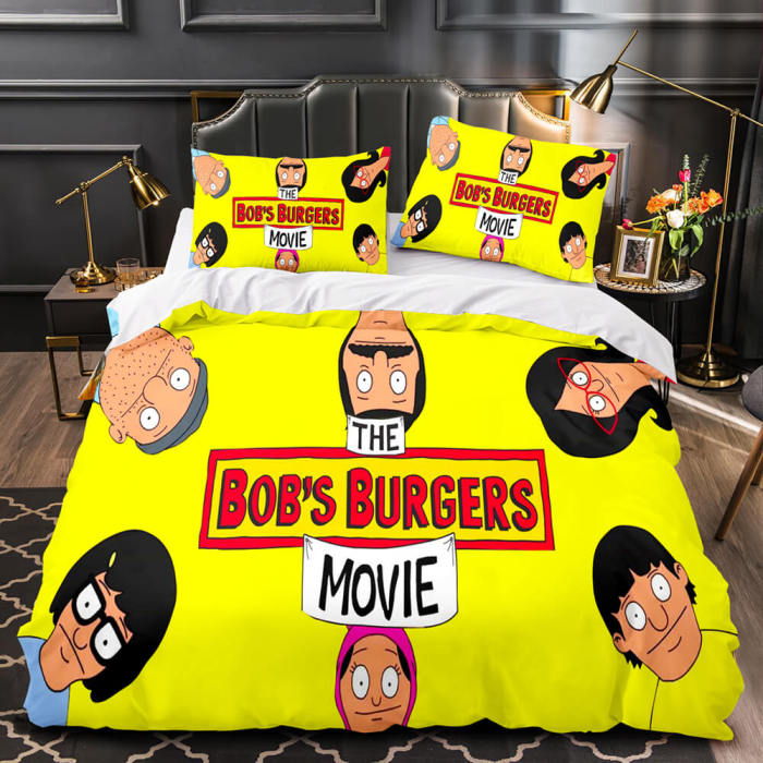 Bob'S Burgers The Movie Bedding Set Quilt Duvet