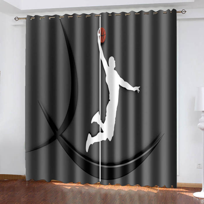 Lakers Jordan Curtains Blackout Window Drapes