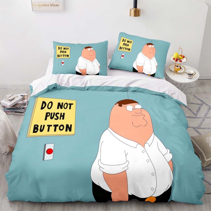 Family Guy Bedding Set Pattern Quilt Cover Without Filler