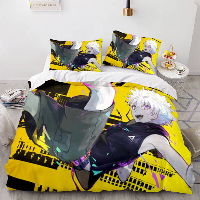 Anime Hunter×Hunter Bedding Set Cosplay Duvet Covers Bed Sheet Sets