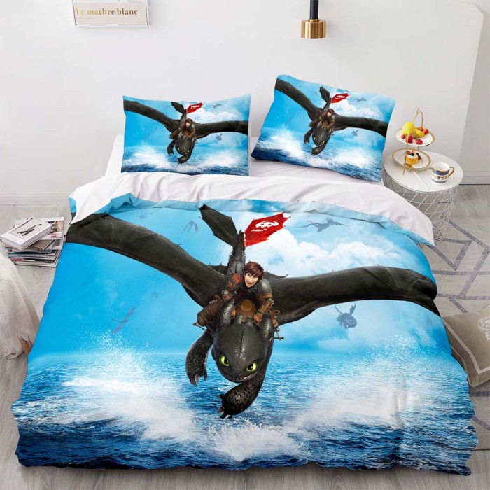 How To Train Your Dragon Bedding Set Quilt Cover Without Filler