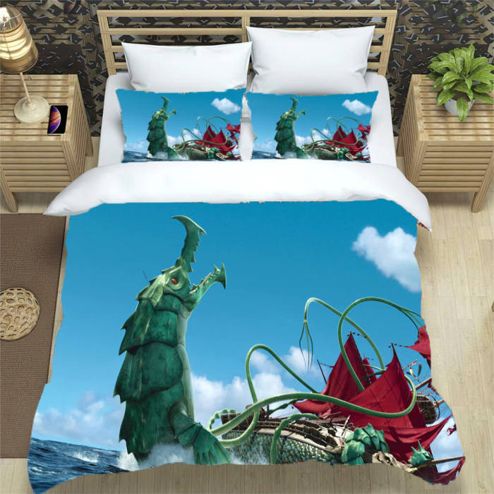 The Sea Beast Bedding Set Pattern Quilt Cover Without Filler
