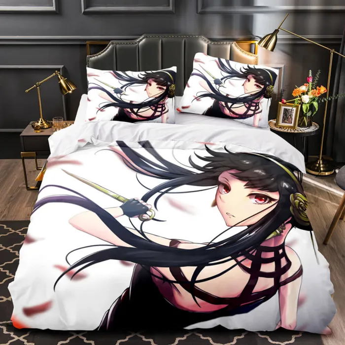 Japan Comics Spy×Family  Bedding Set Duvet Cover Bed Sheet Sets