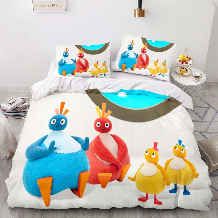 Twirlywoos Bedding Set Pattern Quilt Cover Without Filler