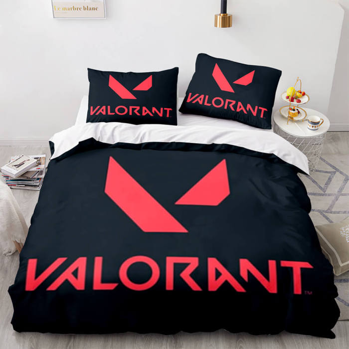 Game Valorant Bedding Set Cosplay Duvet Cover Bed Sheet Sets