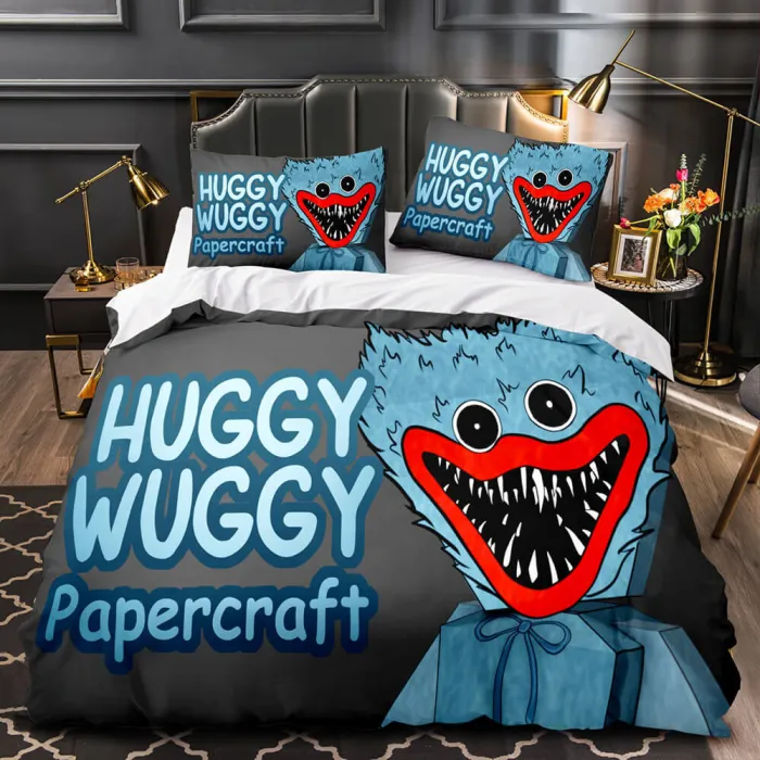 Game Poppy Playtime Bedding Set Cosplay Quilt Duvet Cover Bed Sheet Sets